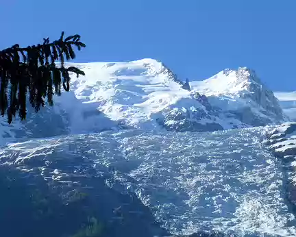 PXL026 Mont Blanc du Tacul, Mont Maudit et glacier des Bossons